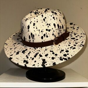 Altar’d State - Wide Brim - Cow Splatter Hat